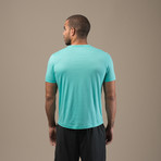 Pima Cotton Henley // Turquoise (L)