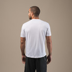 Spenglish Basic Henley // White (L)