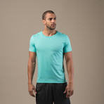 Pima Cotton Crew Tee // Turquoise (M)