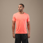 Pima Cotton Crew Tee // Coral (S)