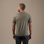 Solid V-Neck // Olive (L)