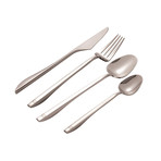 Calligraphy Cutlery // Set of 4 (Stainless Steel)