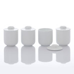 Persona Tea Cups with Lids // Set of 4