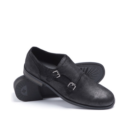 Jaime Double Monkstrap // Black (US: 10)