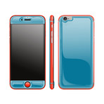 Glow Gel Combo for iPhone 6 // Electric Blue & Neon Red