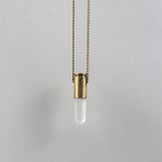 Bullet Necklace // Crystal