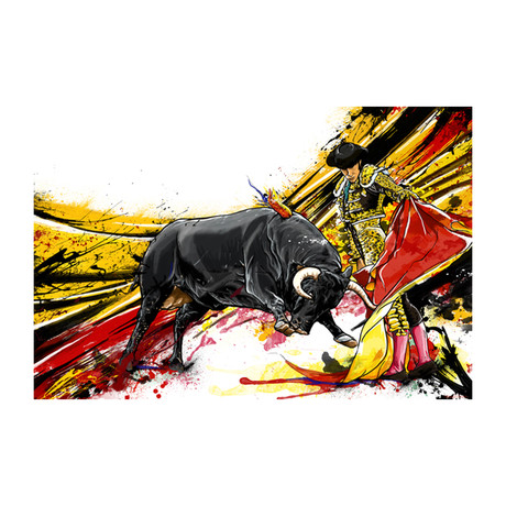 Bull Rider (16"L x 20"W)