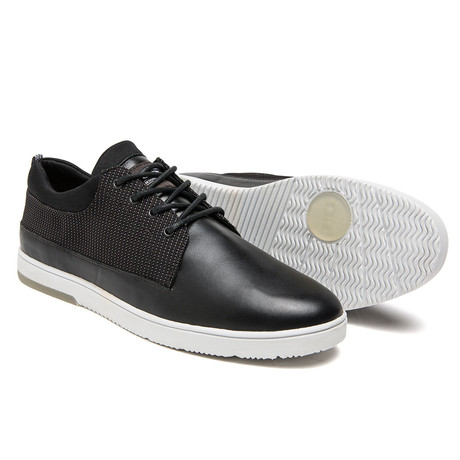 Gordon // Black Leather Nylon Canvas (US: 7)