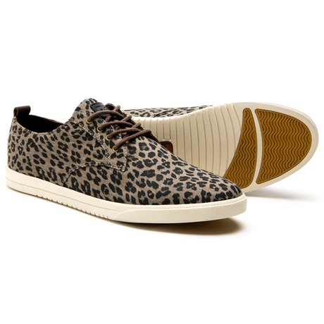 Ellington Textile // Umber Leopard Canvas (US: 7)