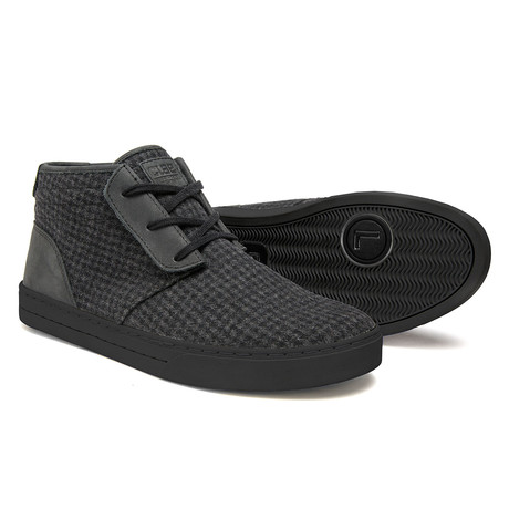 McQueen // Black Nubuck Wool (US: 7)