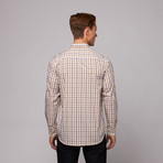 Mughal Button Up Shirt // Cream + Brown Check (US: 15R)