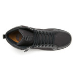 Clae // Russell // Black Leather Nylon Canvas  (US: 8.5)
