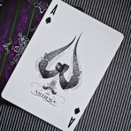 2-Deck Set // Artifice Purple & White Playing Cards