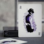 2-Deck Set // Artifice Purple & White Playing Cards