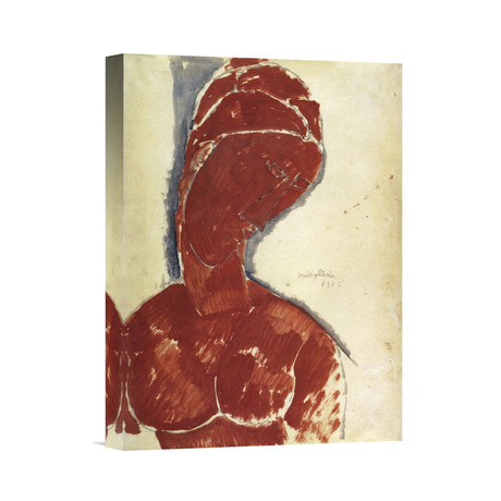 Portrait In Red // Gallery Wrapped (12"L x 16"H)