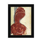 Portrait In Red // Framed (14"L x 18"H)