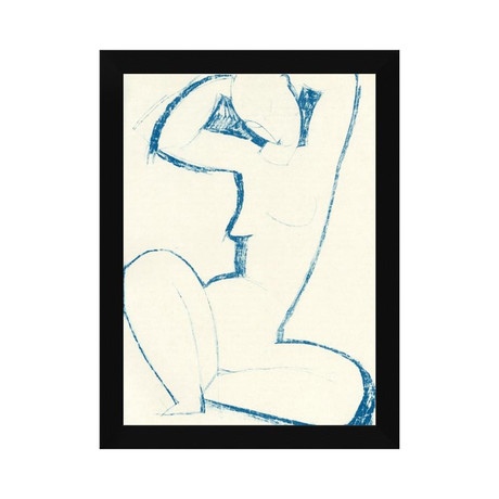 Caryatid 5 // Framed (18"L x 24"H)