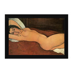 Reclining Nude // Framed (24"L x 16.52"H)