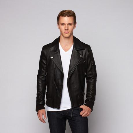 Eleven Paris // Kanon Leather Jacket // Black  (S)