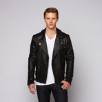 Eleven Paris // Kanon Leather Jacket // Black  (L)