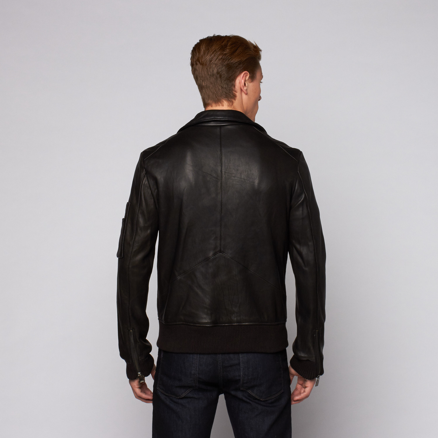 Eleven Paris // Kanon Leather Jacket // Black (L) - Last Grab ...