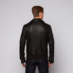 Eleven Paris // Kanon Leather Jacket // Black  (L)