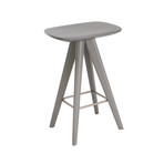 Karla Counter Stool (White Lacquer)