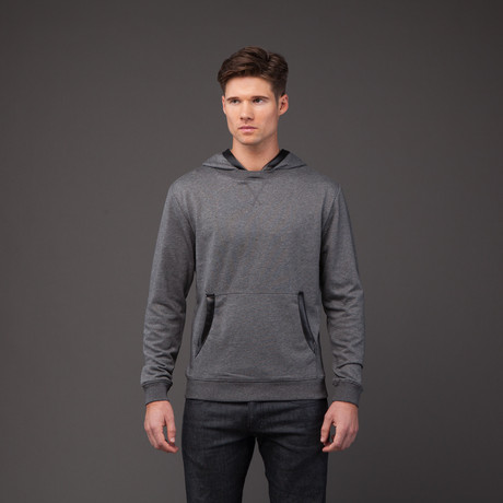 Jacob Holston // Hooded Pullover // Charcoal (L)