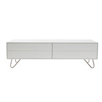 Villads TV Cabinet (Charcoal Gray Lacquer)