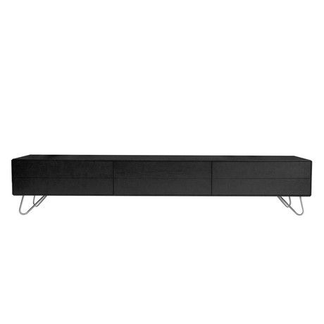 Johan TV Cabinet // 90" (Black Ash)