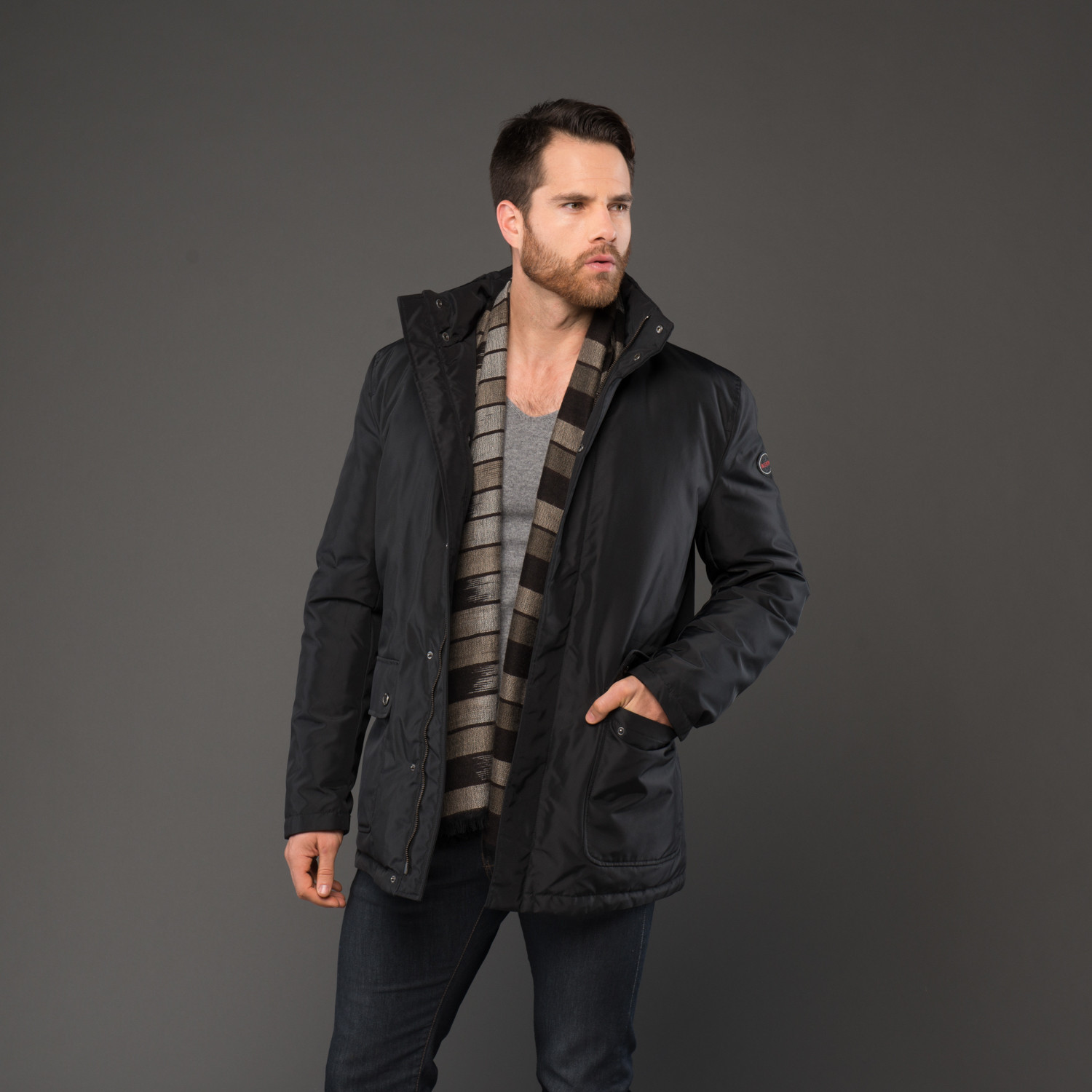 Valentino Teflon Coated Down Coat with Hideaway Hood (Euro: 47 ...