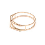 Triangular Wire Ring // Gold (Size 5)