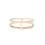 Triangular Wire Ring // Gold (Size 5)