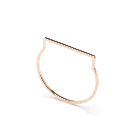Geometric Stackable Ring (Size 5)