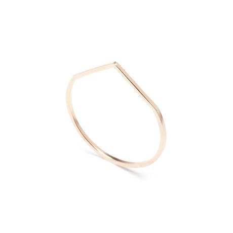 Geometric Stackable Ring II (Size 5)