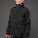 Roberto Cavalli Puffer Jacket With Tiger Interior // Black (Euro: 46)