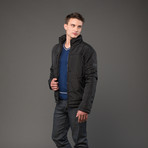 Roberto Cavalli Puffer Jacket With Tiger Interior // Black (Euro: 46)