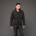 Roberto Cavalli Puffer Jacket With Tiger Interior // Black (Euro: 46)