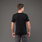 Atmos V-Neck T-Shirt // Black (L)