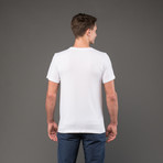 Atmos V-Neck T-Shirt // White (XL)