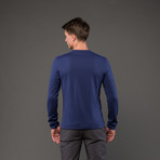 Aeon V-neck Shirt // Deep Cobalt (XS)