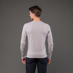 Aeon V-neck Shirt // Gull (XS)