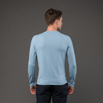 Aeon V-neck Shirt // Smoke Blue (M)