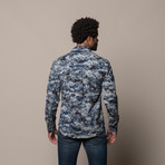 Garrison Woven Shirt // Digi Blue (XL)