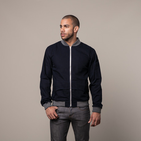 Flight Jacket // Navy (XS)