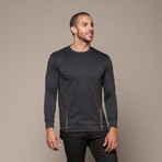 Long Sleeve Sweater // Charcoal (XL)