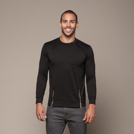 Long Sleeve Sweater // Black (S)