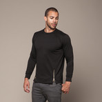 Long Sleeve Sweater // Black (L)
