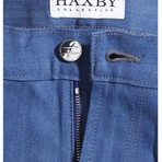 Slim Straight Fit Denim // Palladium Plated Hardware (30WX34L)