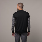 Drop Shoulder Sweater // Black (L)